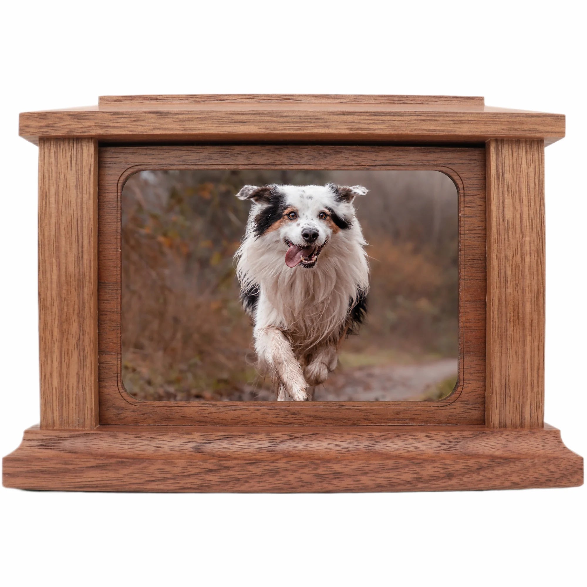 Rectangle Walnut Pet Urn